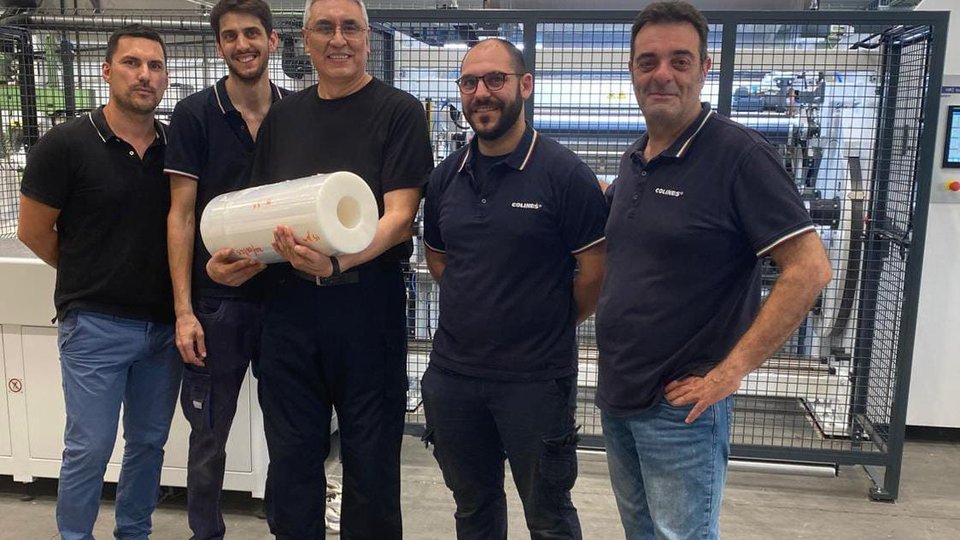 New Colines line for Industrias Belen for coreless stretch film