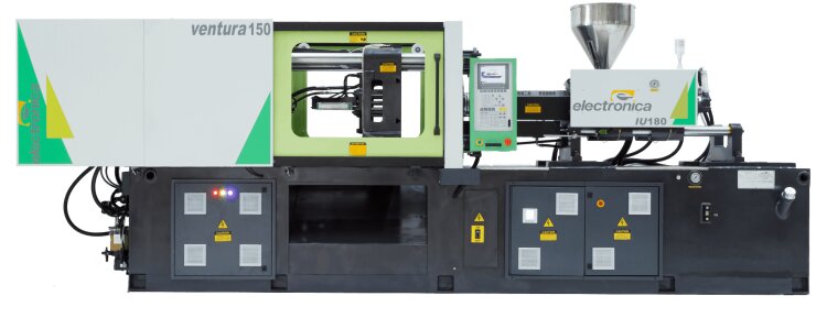 Short cycles, low energy consumption, high output: the Electronica Ventura 150 injection moulding machine increases productivity in mass production.