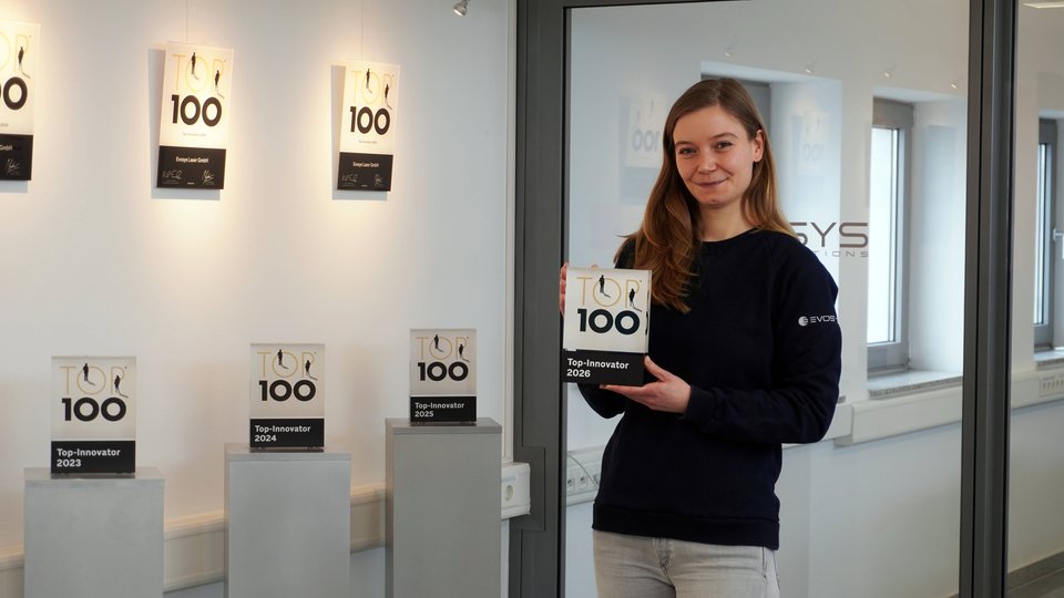 Evosys Laser again receives Top 100 innovation award