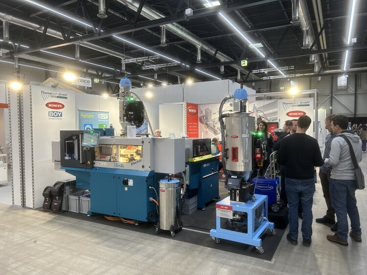 Presentation of BOY 35 Electric and BOY XS E injection moulding machines at Swiss Plastics Expo 2026