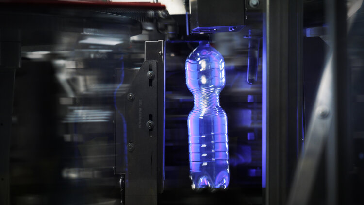 Components of Sidel's EvoBLOW Laser preform heating system for PET