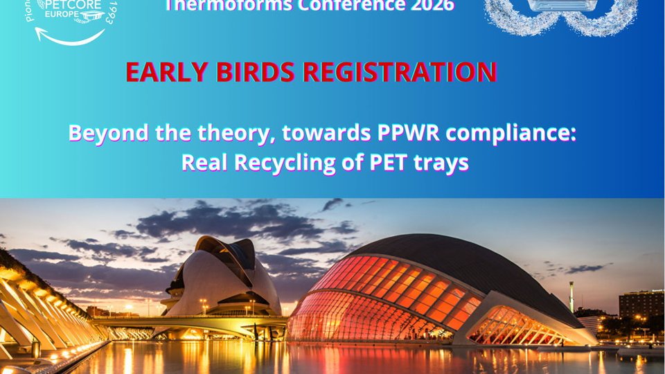 Petcore Europe - Thermoforms 2026 conference on PET tray recycling