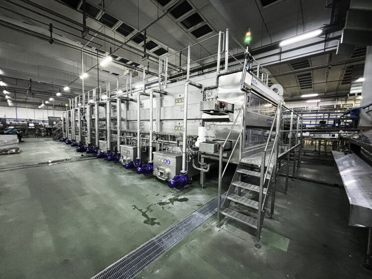 Modular design of the Swing Evo pasteurizer
