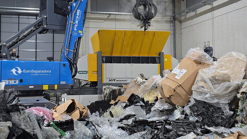 Euro Separadora processes C&I waste into RDF with the XR3000C