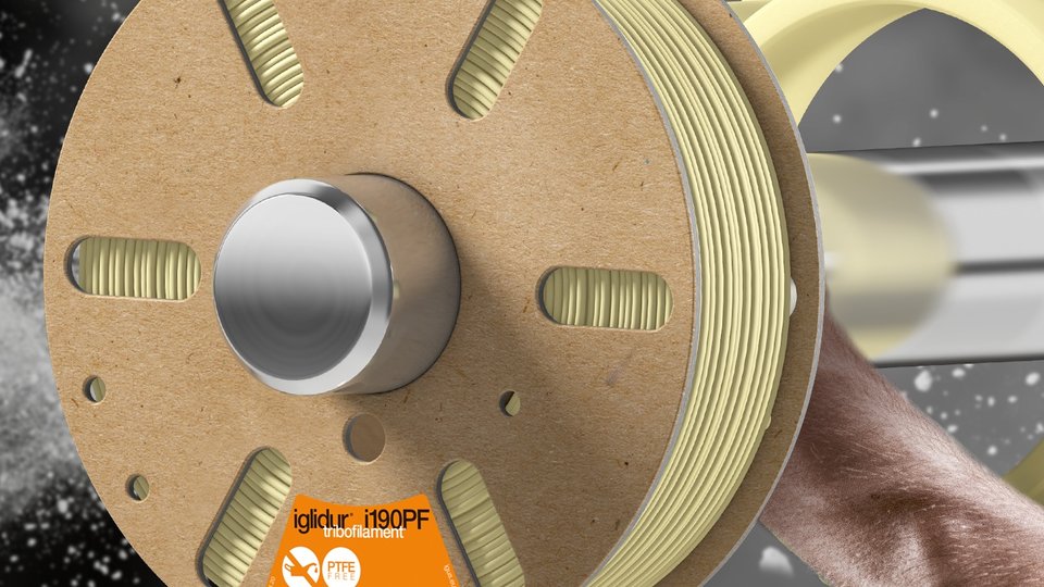 New iglidur i190PF filament for 3D printing sliding parts