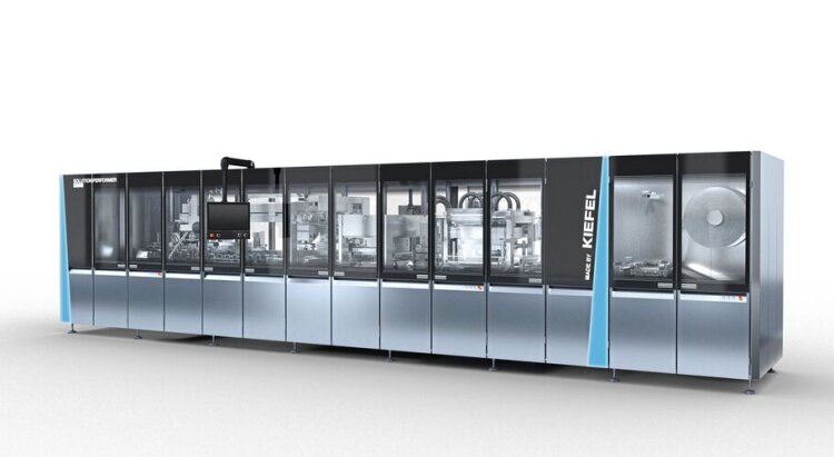 Kiefel Solutionperformer KFS machine for automatic forming, filling and sealing of medical bags