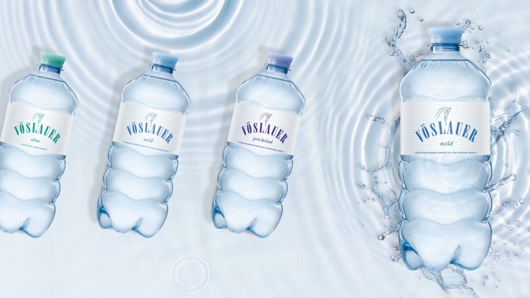 Amcor and Voslauer develop tethered closures for bottled water