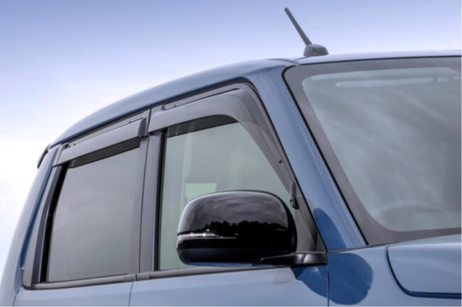 Honda uses recycled PMMA in the door visors of its new mini-EV. (Photo: Mitsubishi Chemical)