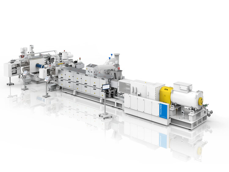 Chemical recycling opens up new pathways for difficult-to-process plastic waste: KraussMaffei Extrusion offers innovative extrusion technologies for feeding downstream reactor systems, for example in pyrolysis and depolymerization.
