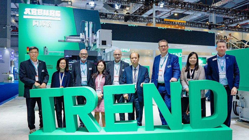 Arburg at Chinaplas 2026 - premiere of Allrounder Trend