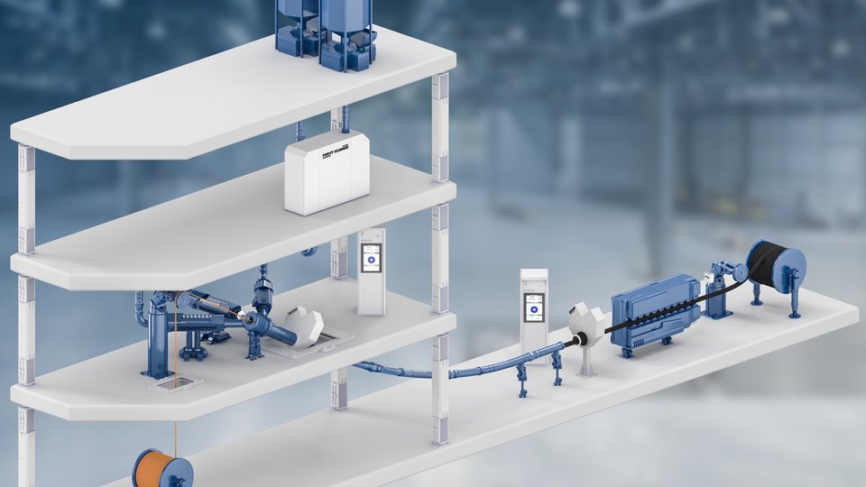 Cable quality control in CV lines with X-Ray 8000 Advanced