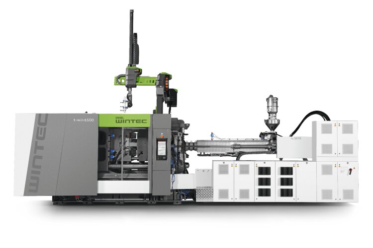 The WINTEC t-win 6500 enables the cost-efficient production of large parts with short cycle times and high process stability