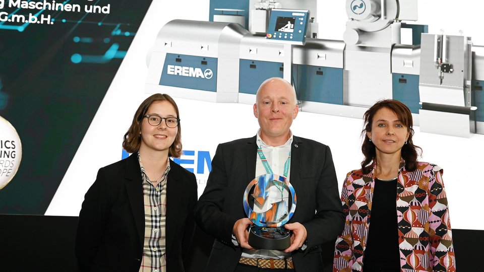 Erema wins award for Volex recycling technology