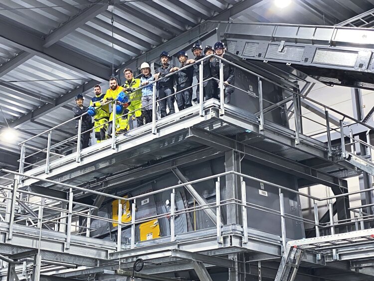 Commissioning of the TBM sorting plant by Stadler and TBM