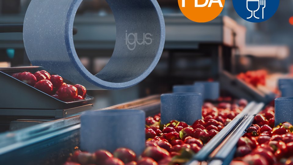 igus develops BPA-free material for food machinery