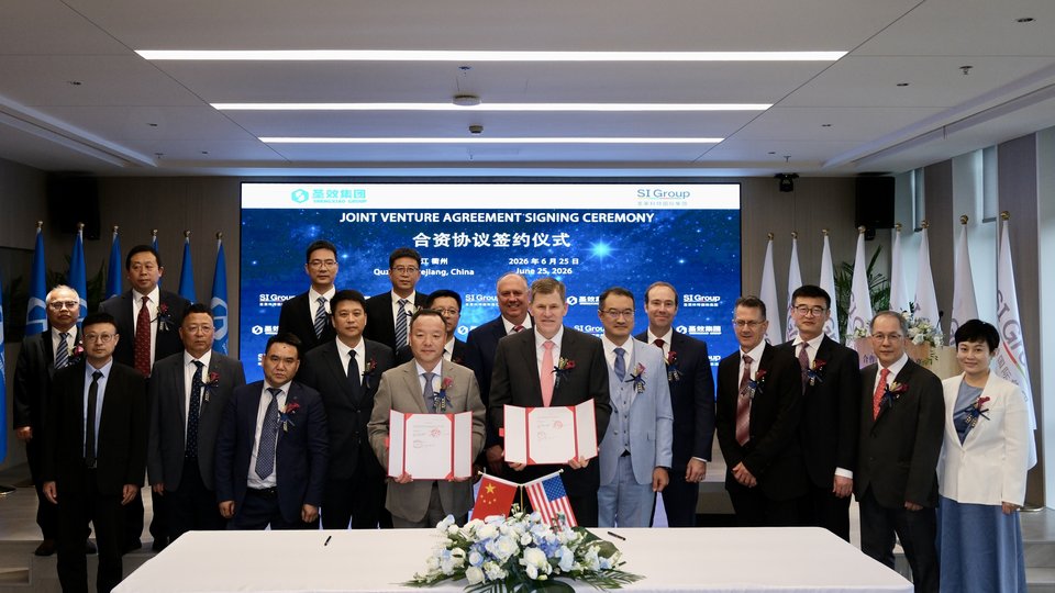 SI Group and Shengxiao form a joint venture in China