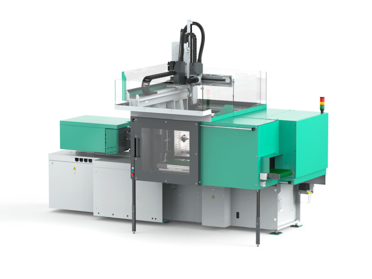 The new Allrounder Trend standard machines can be fitted with all Arburg robotic systems.