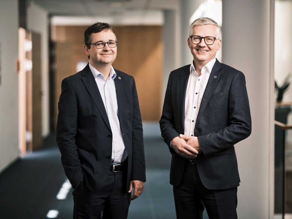 Manfred Hackl (prezes) i Horst Wolfsgruber (dyrektor finansowy)