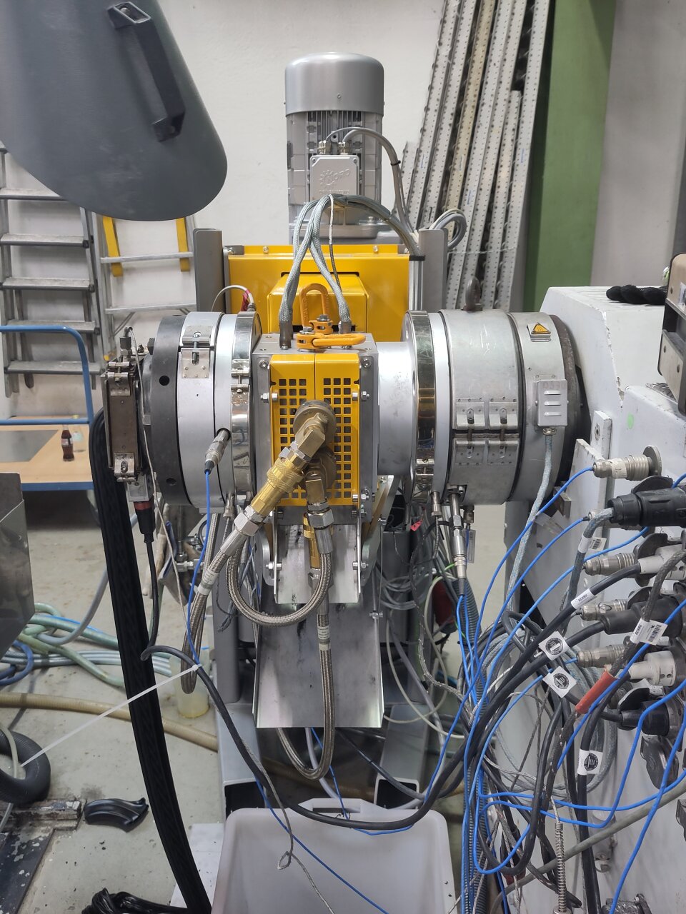 The Maag Group PVC pump in use at the Rehau technical center in Germany