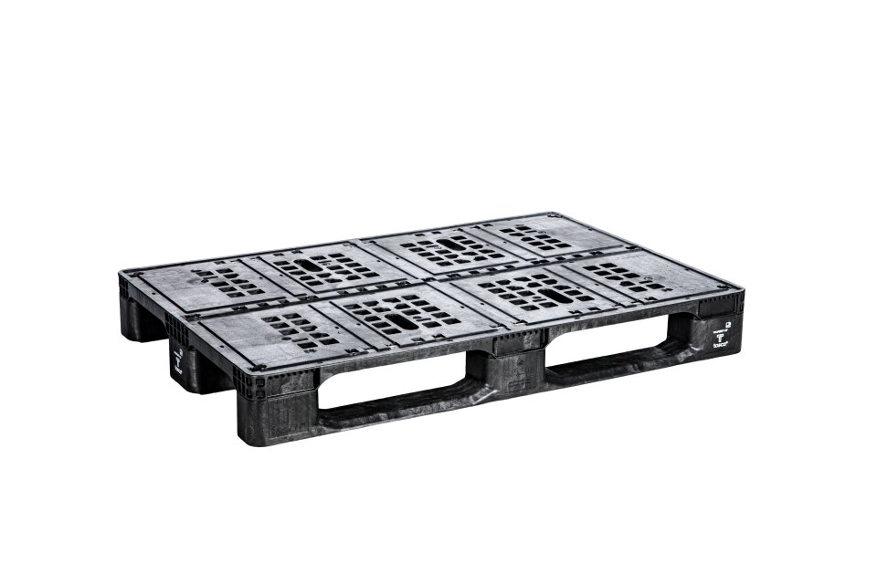 Paleta Tosca Circular Pallet CP1208 z tworzywa pochodzącego z recyklingu
