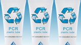 A sleeve made from up to 60% recycled material