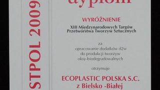 Wyróżnienie targów Plastp