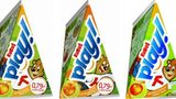 Opakowania jako kartonowe piramidki