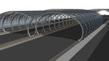 Półtunel z tworzyw sztucznych