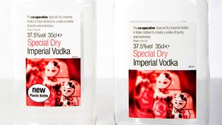 Recyclable vodka bottle r