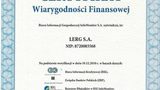 Lerg z Certyfikatem Wiarygodności Finansowej
