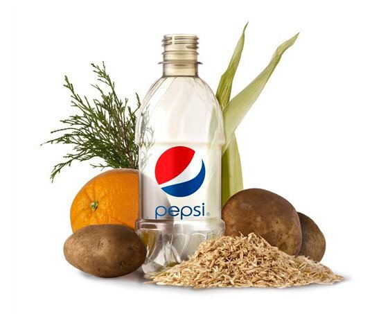 Pepsi chce mieć butelkę z trawy, sosny i kukurydzy
