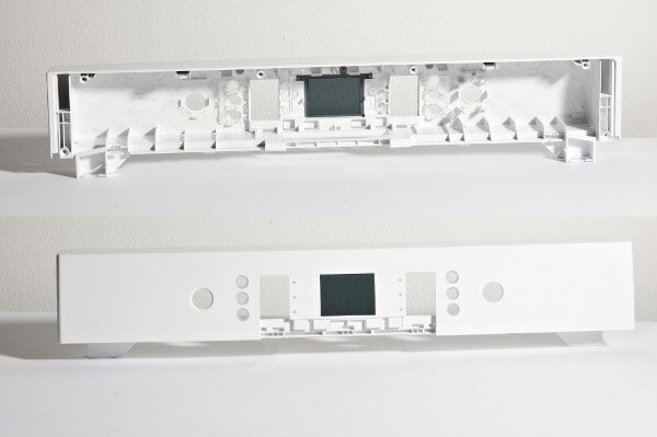 Front panel of washer