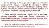 Polska Izba Opakowań przygotowuje I Kongres Przemysłu Opakowań