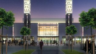 Nowe centrum targowe w Kr