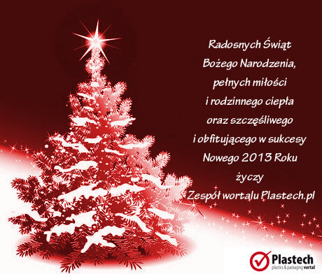 Życzenia Świąteczno-Noworoczne od Plastech.pl