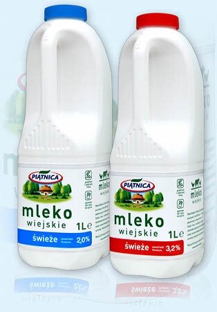 Nowe opakowanie mleka z Piątnicy