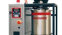 New vacuum resin dryer at