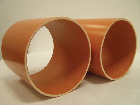 3-layer PVC pipe with a foam-core middle layer