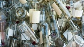 Recykling szkła na wysoki