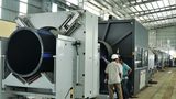 First  2,000 mm pipe extrusion line with internal cooling system in Asia