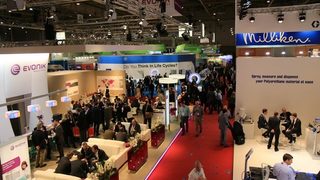 Exhibitors and visitors c