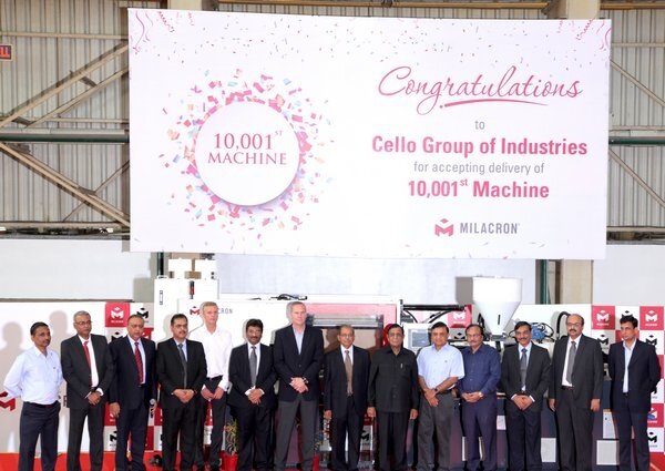 Milacron delivers 10,001st Indian made injection molding machine